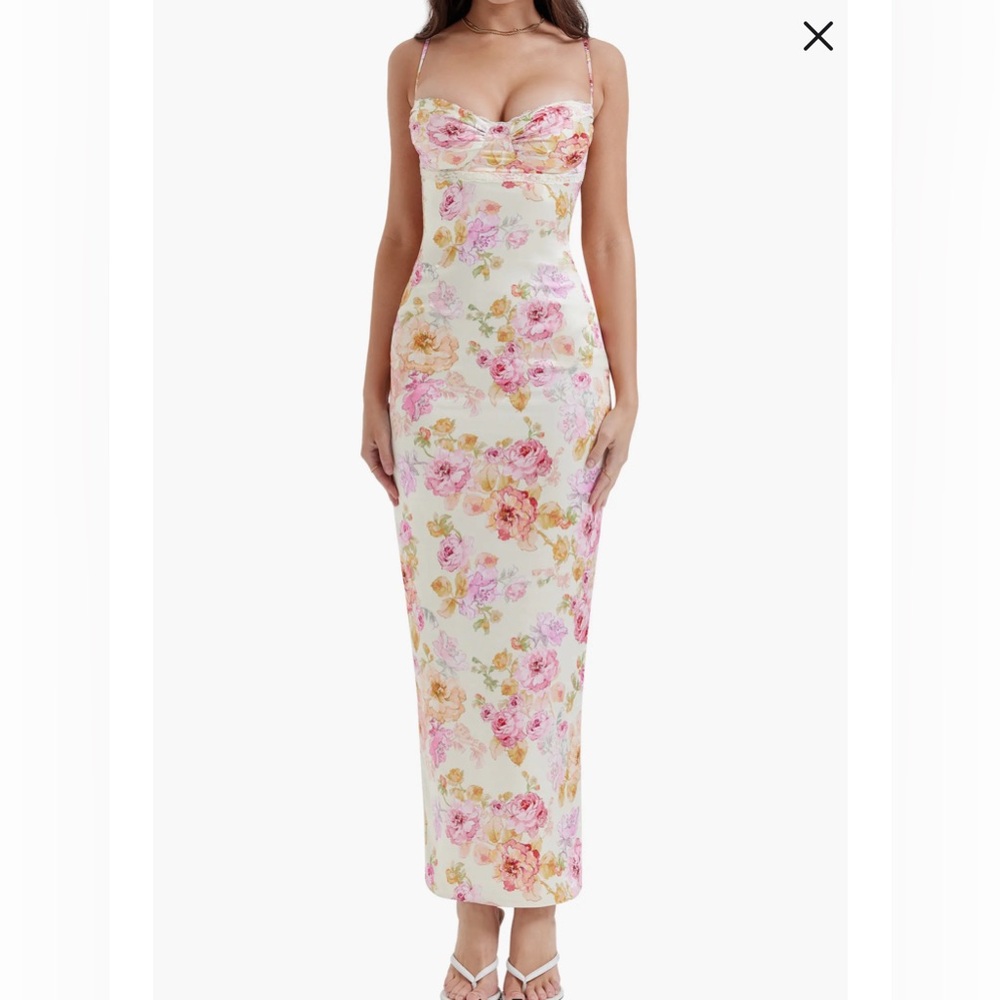 House of CB Josefina dress in ivory floral
